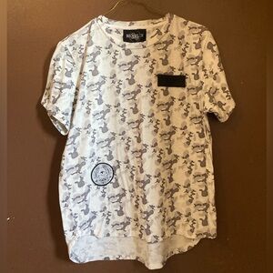 Brooklyn standard tee - white camo - adult large